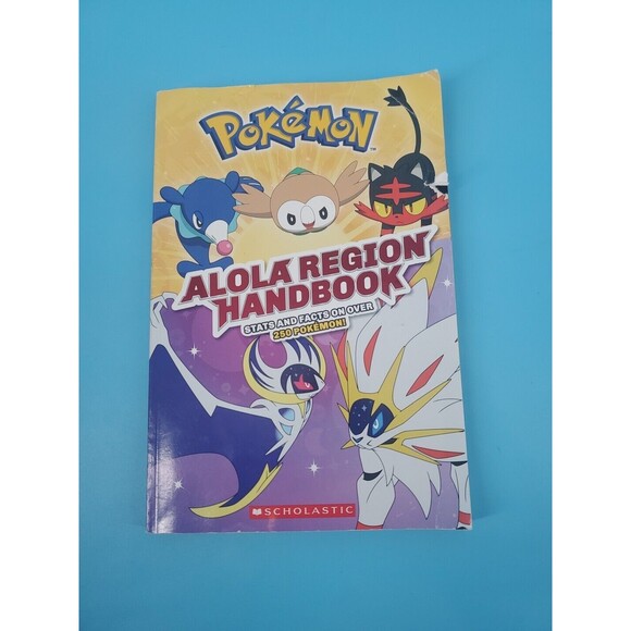 Pokemon Alola Region Handbook Scholastic Paper Back - Picture 1 of 8